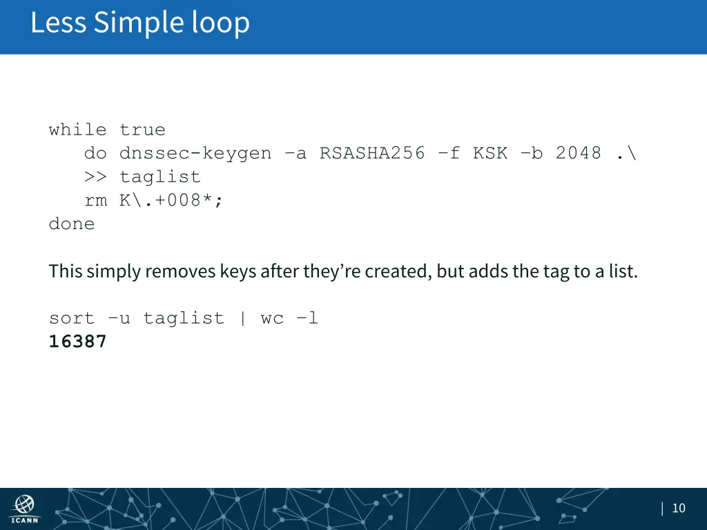 less simple loop 1