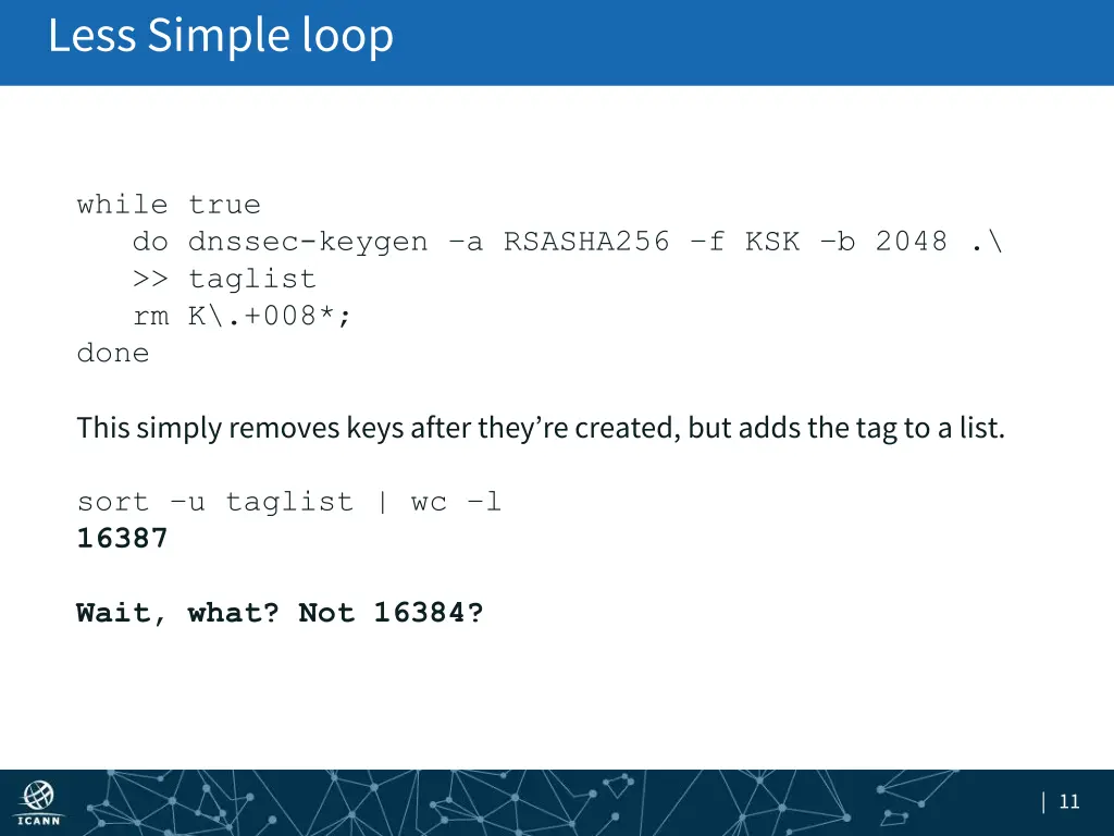 less simple loop 2