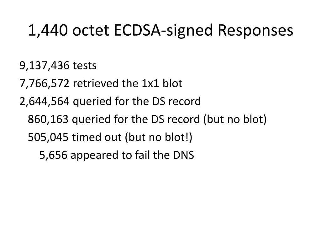 1 440 octet ecdsa signed responses