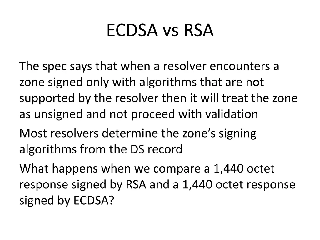 ecdsa vs rsa