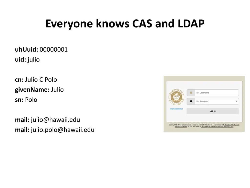 everyone knows cas and ldap 1