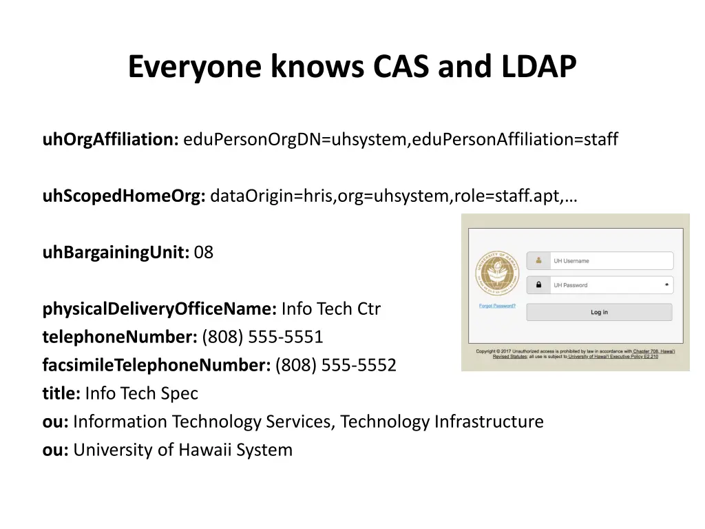 everyone knows cas and ldap 2