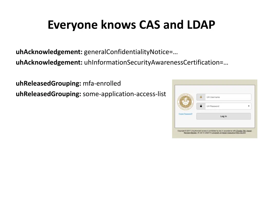 everyone knows cas and ldap 3