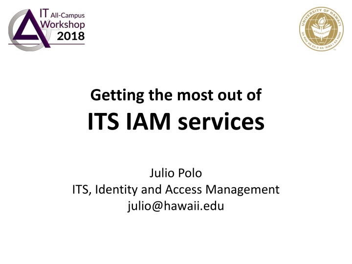 getting the most out of its iam services