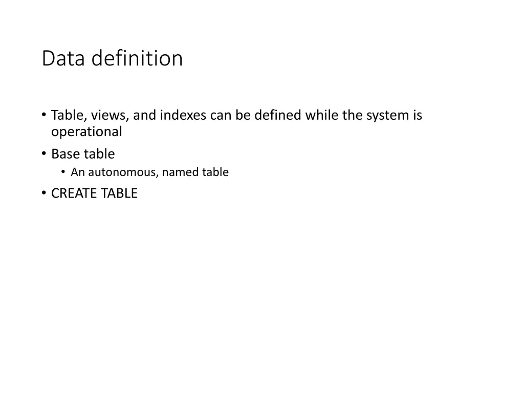 data definition