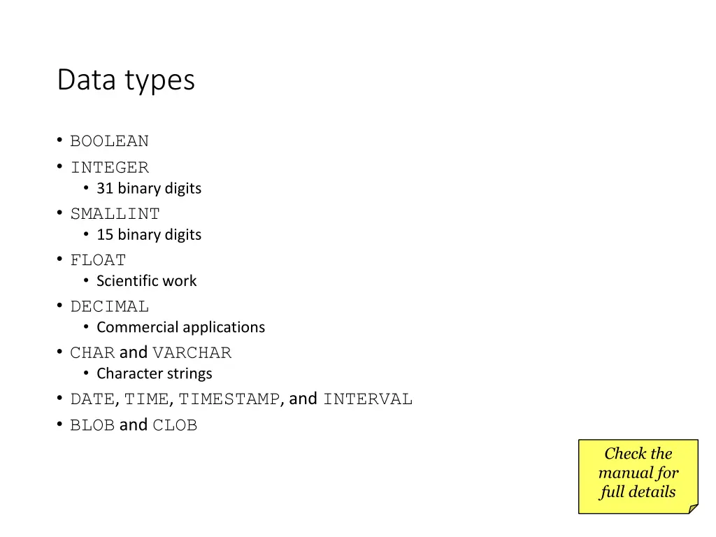 data types 1