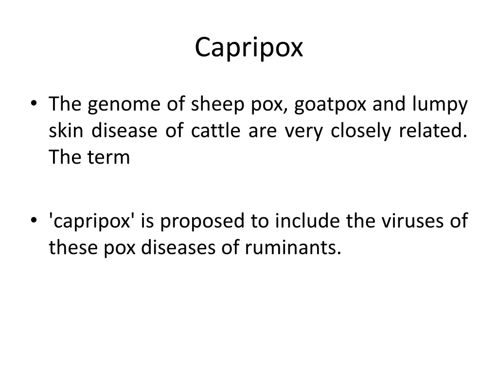 capripox