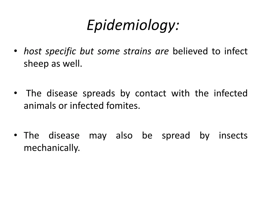 epidemiology 2