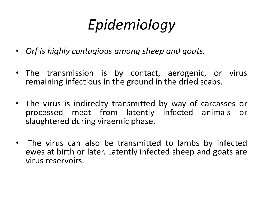 epidemiology 3