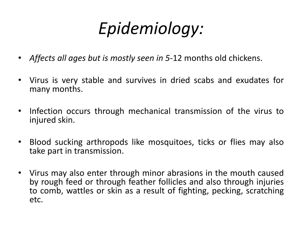 epidemiology 4