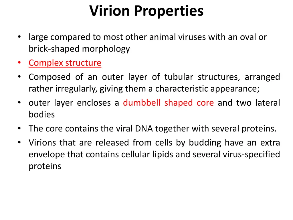 virion properties