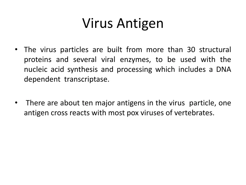 virus antigen