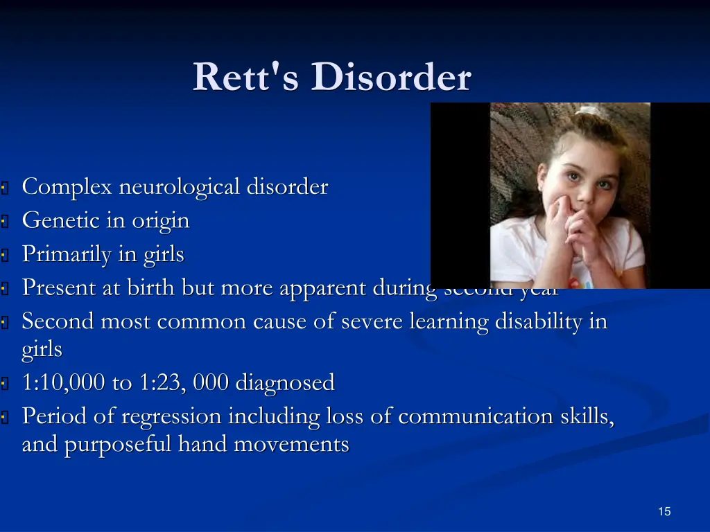 rett s disorder