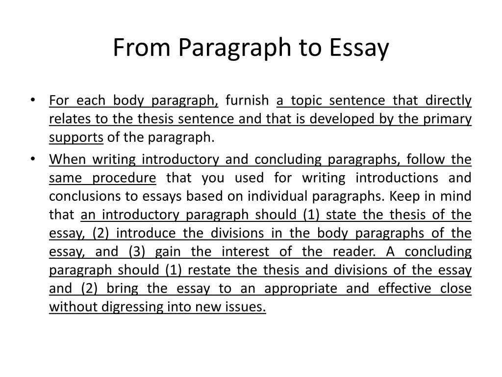 from paragraph to essay 6