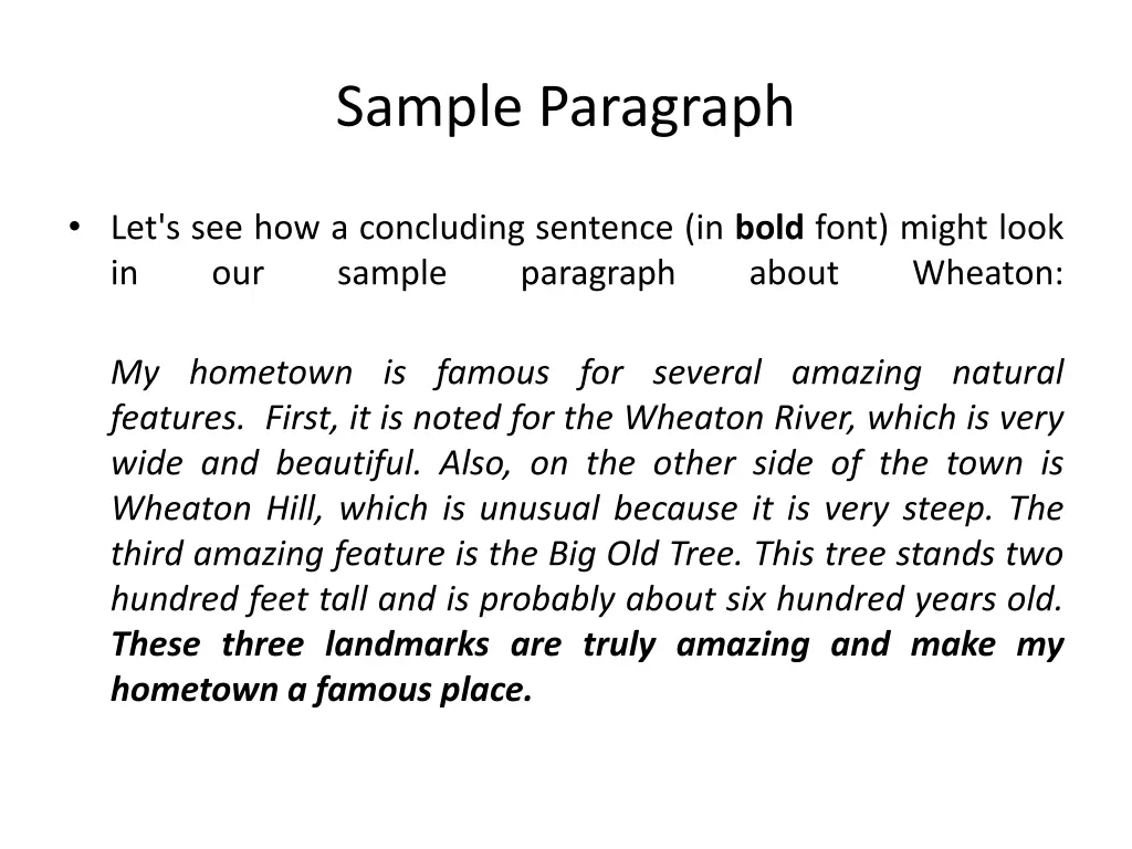 sample paragraph 2