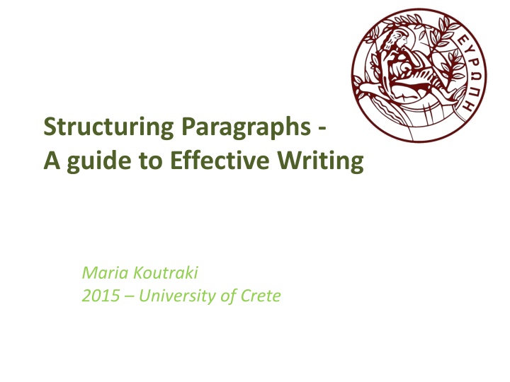 structuring paragraphs a guide to effective