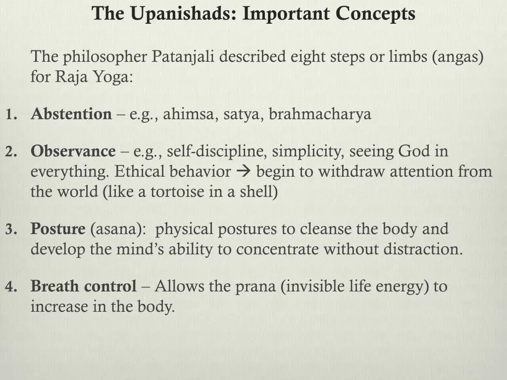 the upanishads important concepts 10