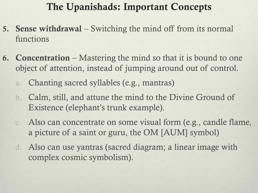 the upanishads important concepts 11