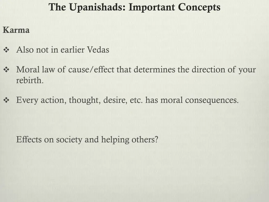 the upanishads important concepts 4