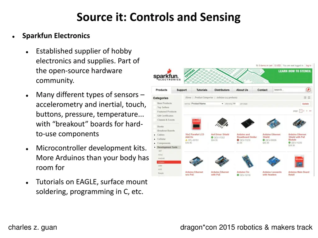 source it controls and sensing