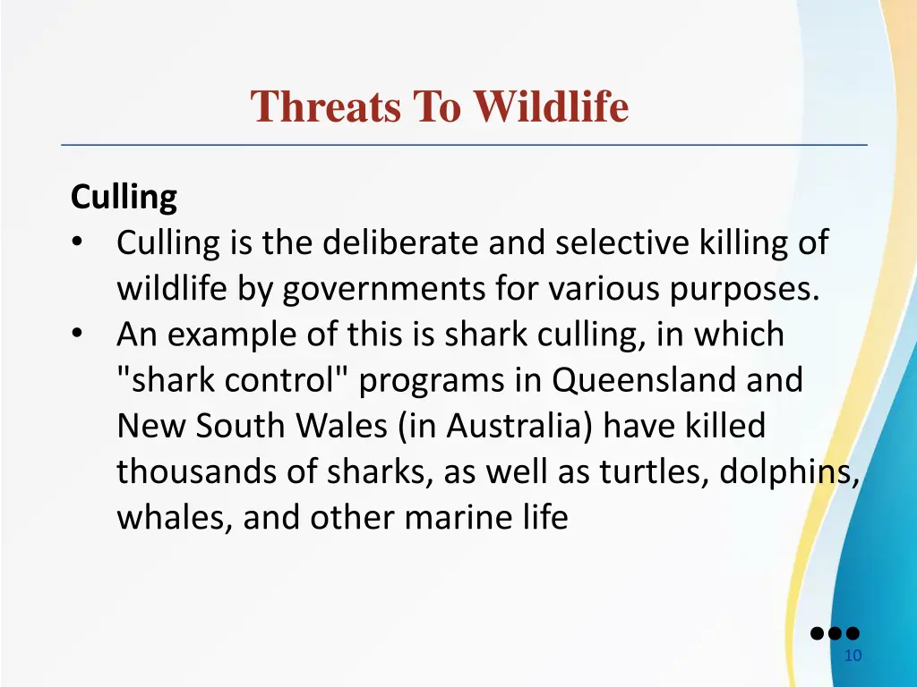 threats to wildlife 4