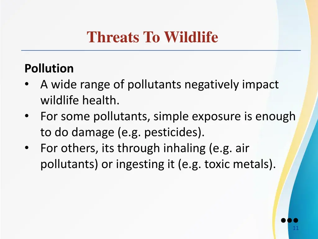 threats to wildlife 5