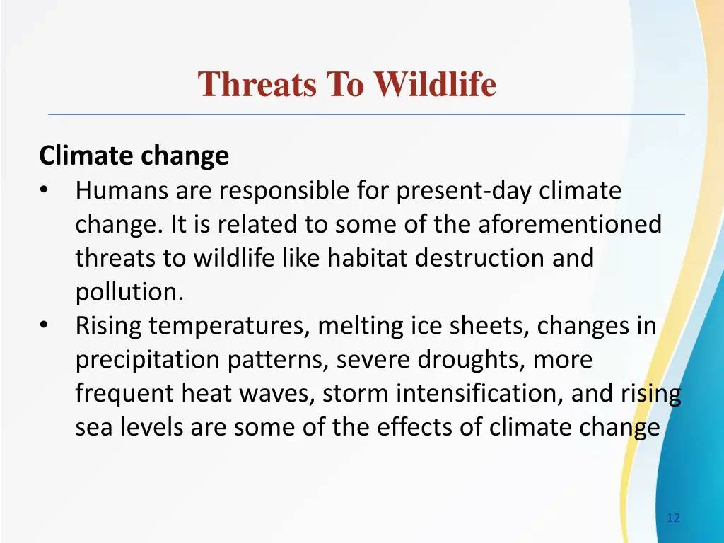 threats to wildlife 6