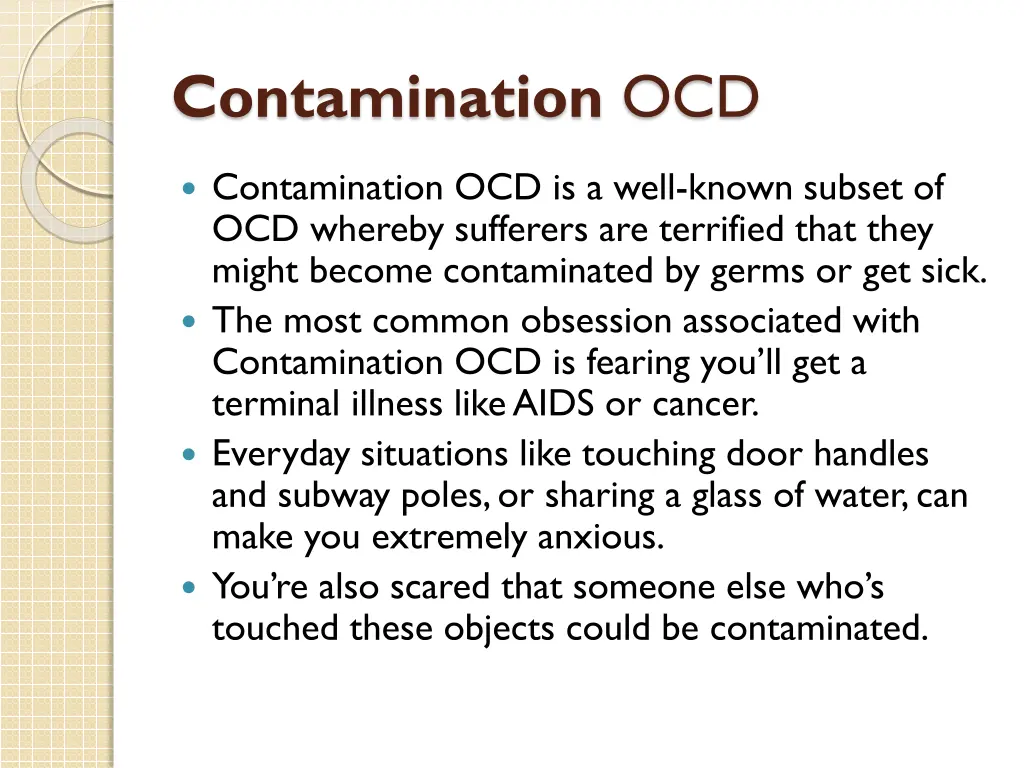 contamination ocd