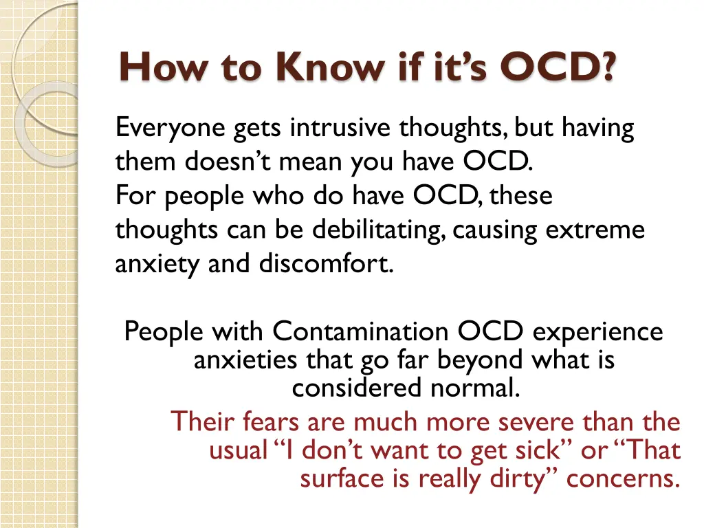 how to know if it s ocd