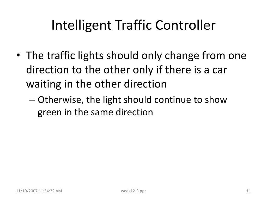 intelligent traffic controller 2