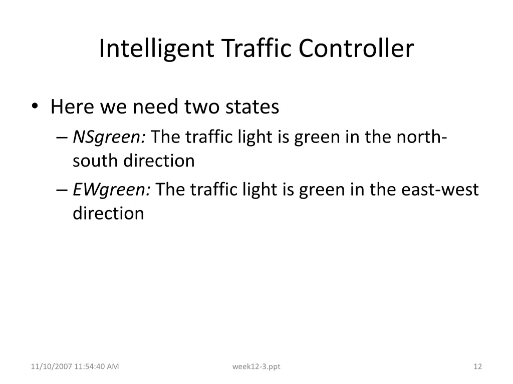 intelligent traffic controller 3