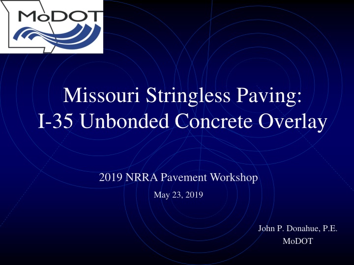 missouri stringless paving i 35 unbonded concrete