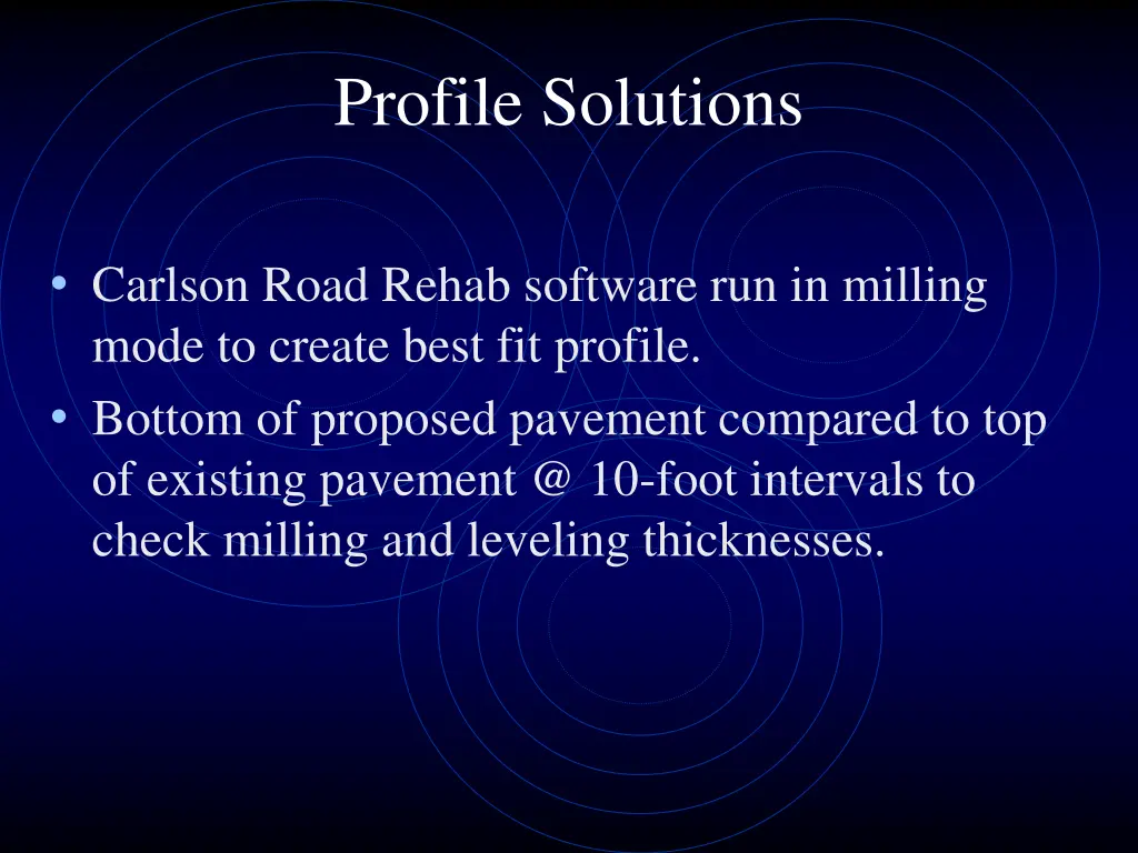 profile solutions 1