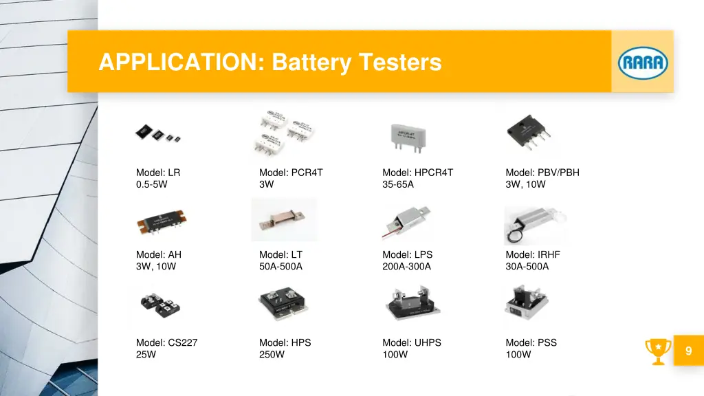 application battery testers