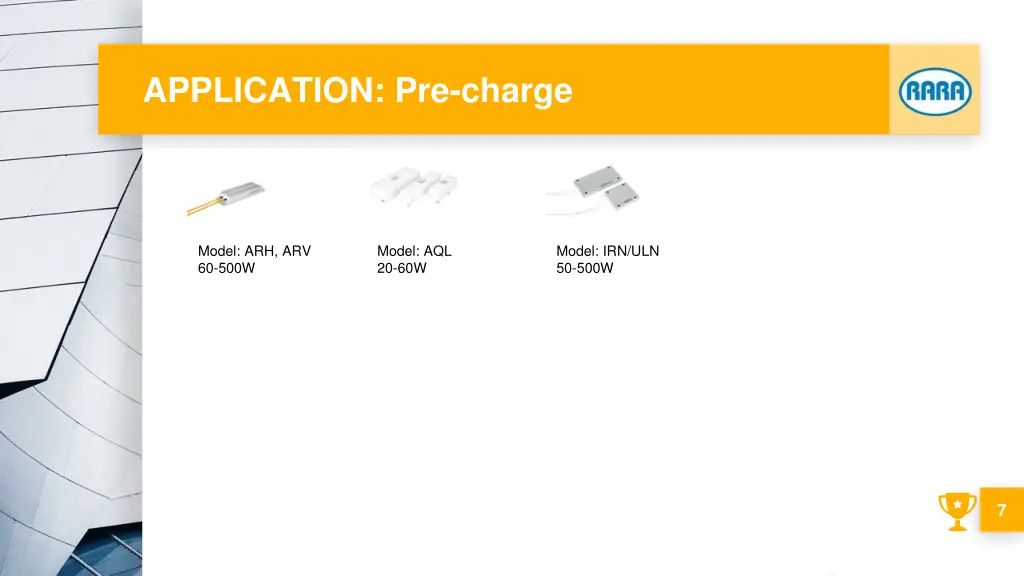 application pre charge