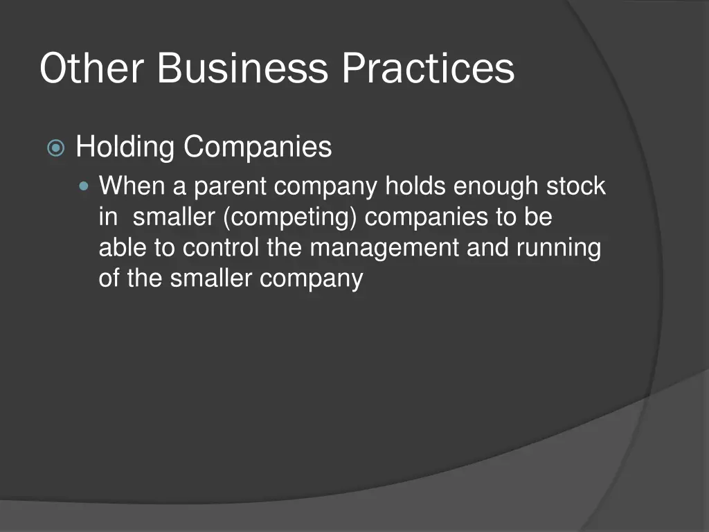 other business practices 1