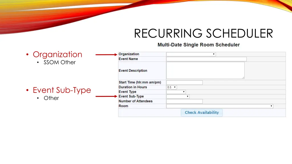 recurring scheduler