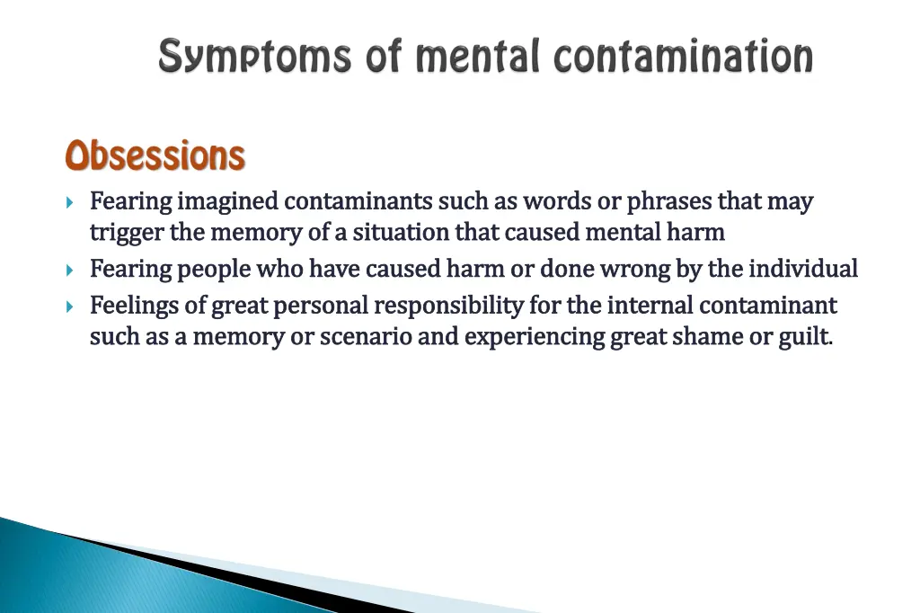 fearing imagined contaminants such as words