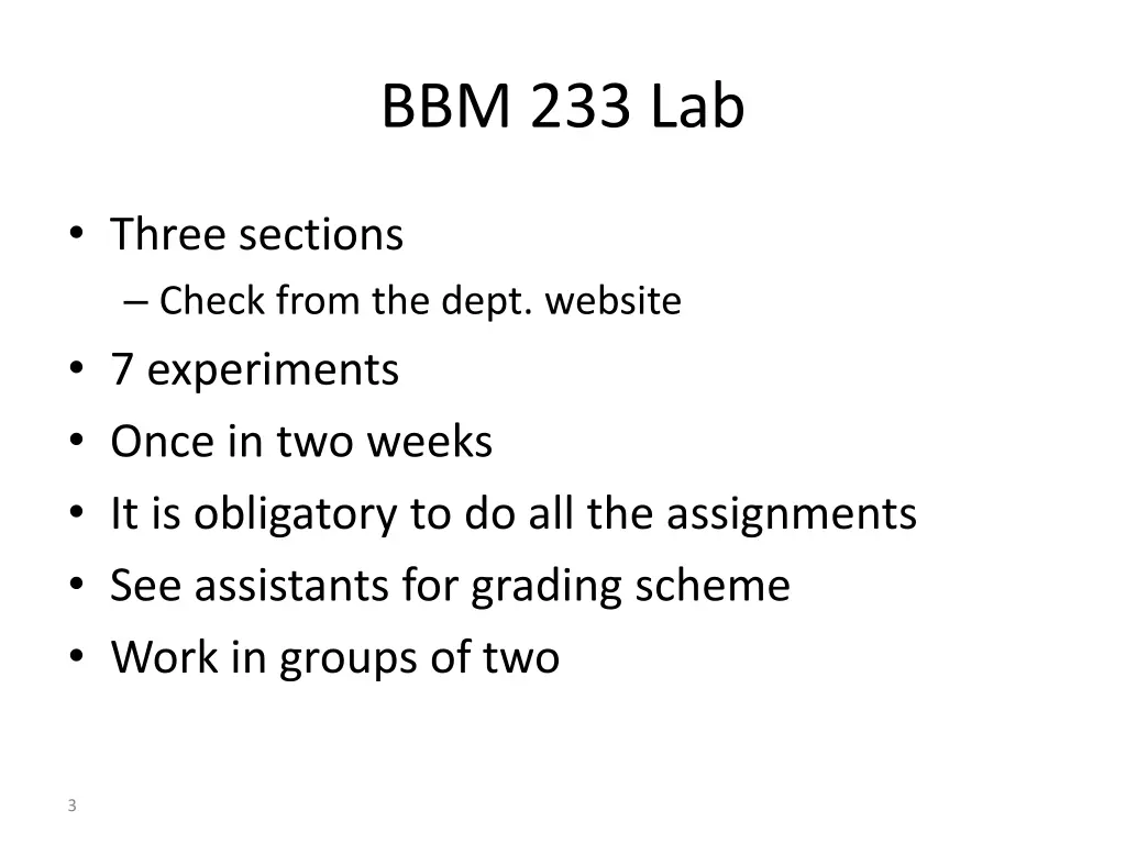 bbm 233 lab