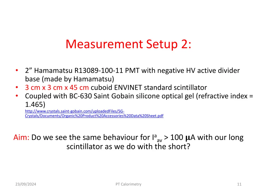 measurement setup 2