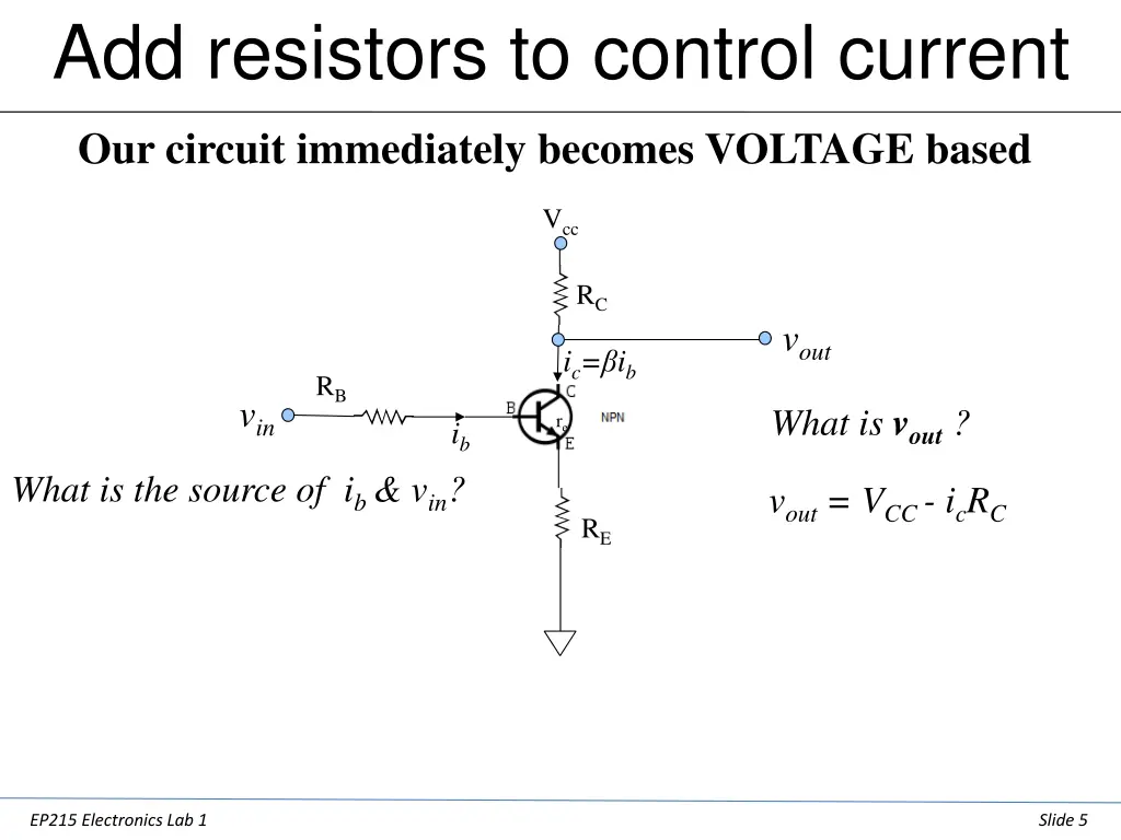 add resistors to control current