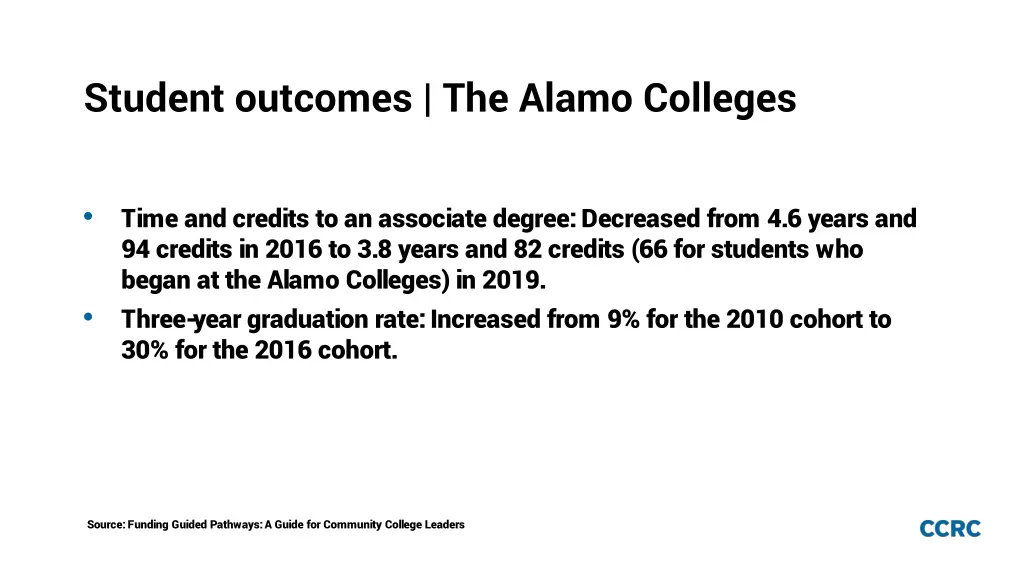 student outcomes the alamo colleges