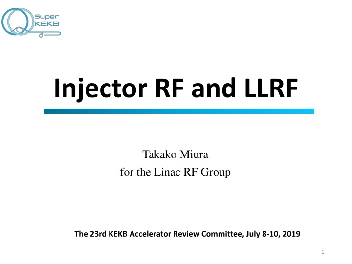 injector rf and llrf