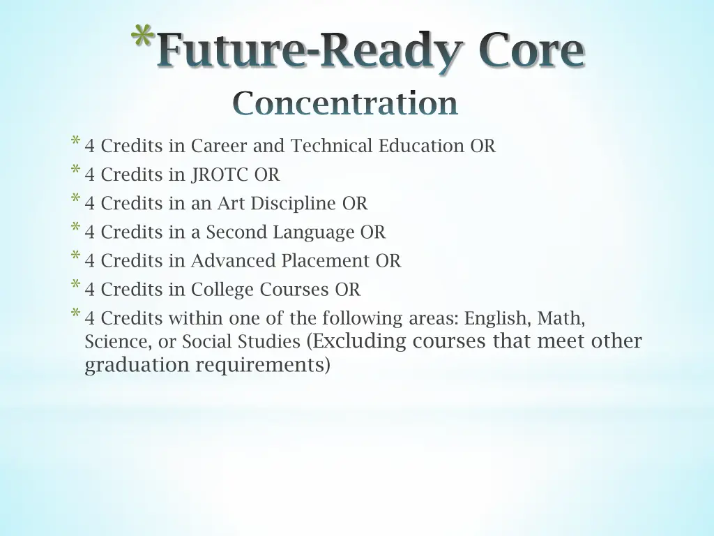 future ready core