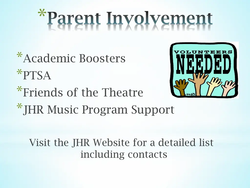 parent involvement