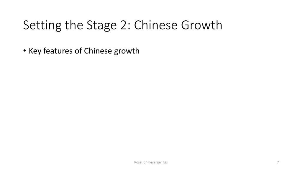 setting the stage 2 chinese growth