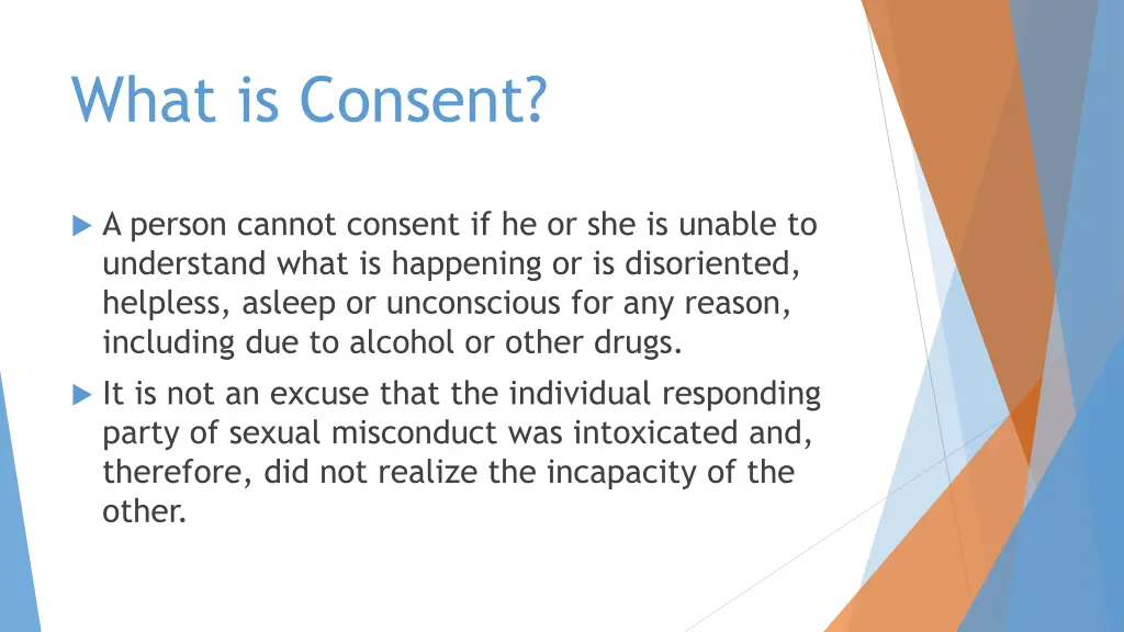 what is consent 1