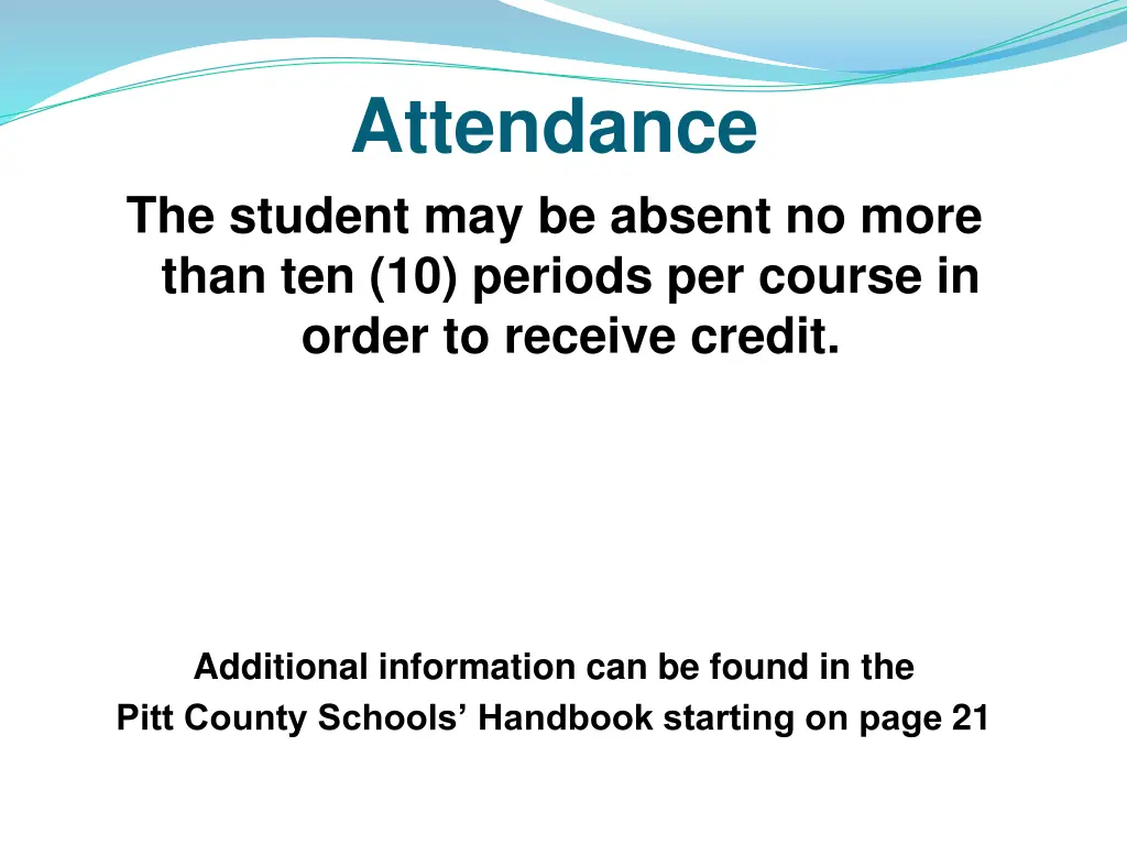 attendance