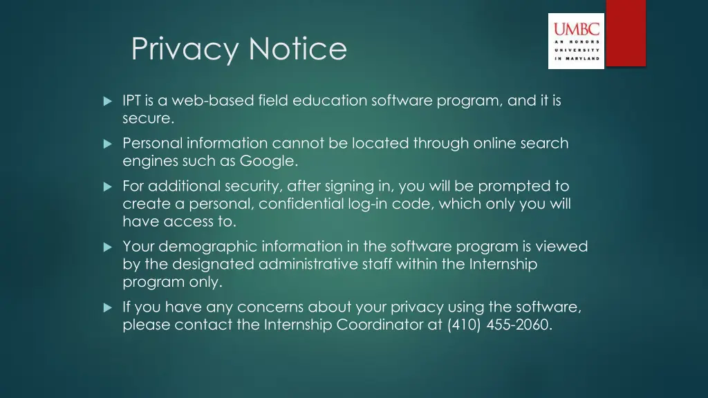 privacy notice