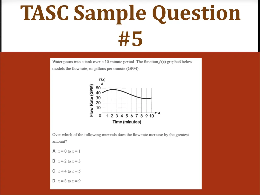 tasc sample question 5